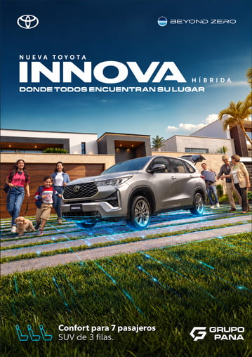Nueva Toyota Innova Híbrida en familia